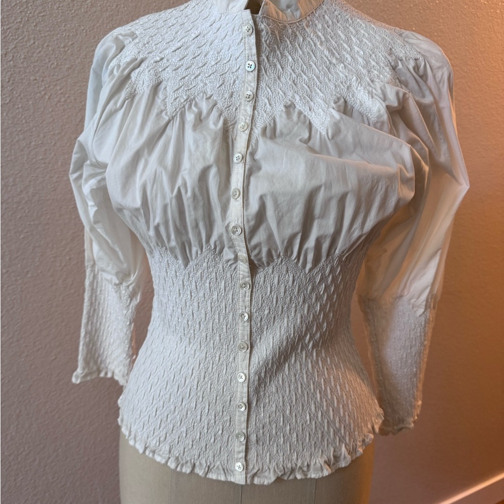 Catherine Malandrino white Button Down Shirt